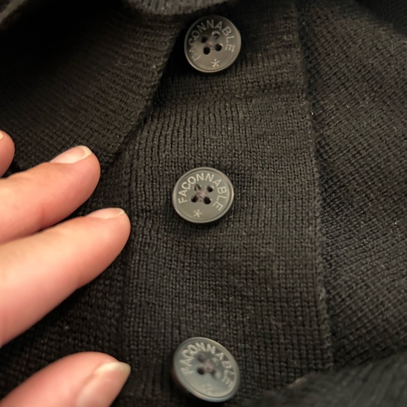 Faconnable 100% wool collared sweater polo - Picture 7 of 15
